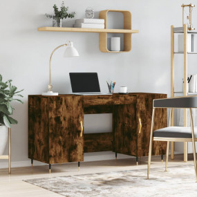 Desk Smoked Oak Engineered wood Medium Desk Rectangular
