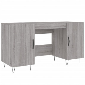 Desk Grey Sonoma Engineered wood, iron, aluminum alloy