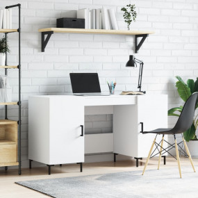 Desk White Engineered wood 55.1 x 19.7 x 29.5 in Desk