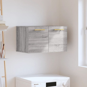 Wall Cabinet Grey Sonoma Engineered Wood Medium Wall Ca...