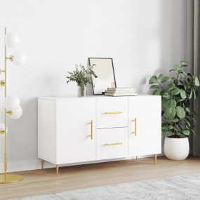Sideboard White Engineered wood, Metal Medium Sideboard