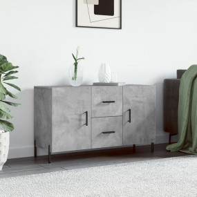 Sideboard Concrete grey Engineered wood, metal Medium S...