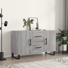 Sideboard Grey sonoma Engineered wood, metal Medium Sid...