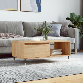 Coffee Table Sonoma oak Engineered wood, metal Medium