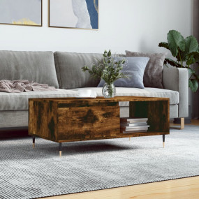 Coffee Table Smoked oak Engineered wood, metal 35.4x19....