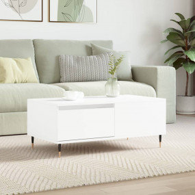 Coffee Table White Engineered wood Medium Coffee Table
