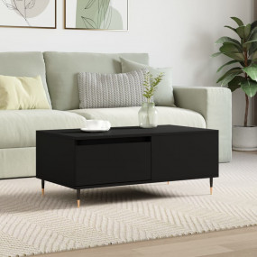 Coffee Table Black Engineered wood, metal 35.4 x 19.7 x...