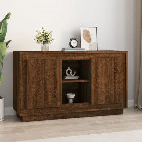 Sideboard Brown Oak Engineered Wood Medium Sideboard