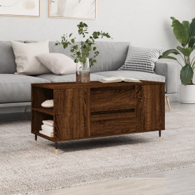 Coffee Table Brown Oak Engineered wood Medium Coffee Ta...