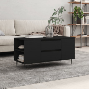 Coffee Table Black Engineered wood Medium Coffee Table