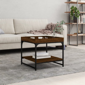 Coffee Table Brown Oak Engineered wood Medium Coffee Ta...
