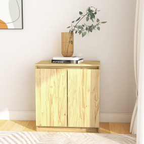 Side Cabinet Natural wood Solid pine wood Medium Cabine...