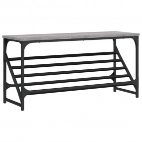 Shoe Rack Grey Sonoma Engineered wood 35.4 x 11.8 x 17....