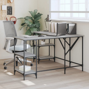 Desk Adjustable Feet Corner Desk Industrial Industrial ...