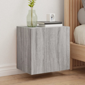TV Wall Cabinet Grey Sonoma Engineered Wood Medium