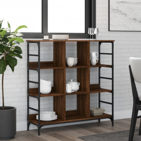 Sideboard Brown oak Engineered Wood Medium Adjustable F...