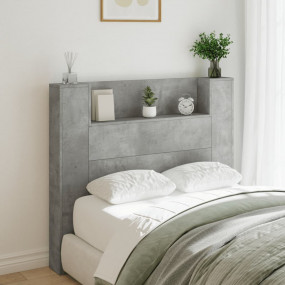 Headboard Cabinet Concrete grey Engineered wood Headboa...