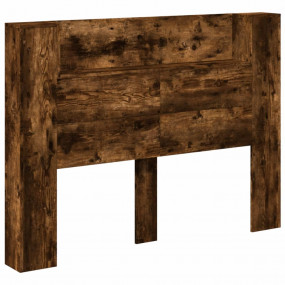Headboard Cabinet Smoked oak Engineered wood Headboard ...