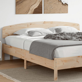 Headboard Natural Pine Solid Pine Wood Full Decorative ...