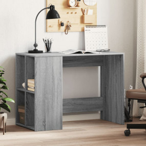 Desk Grey Sonoma Engineered Wood Medium Computer Desk