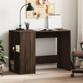 Desk Brown Oak Engineered Wood