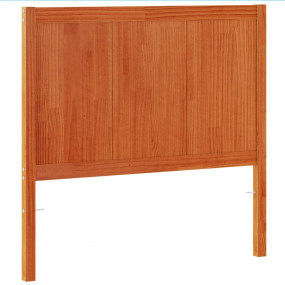 Headboard Wax brown Solid pine wood Twin Decorative Inl...