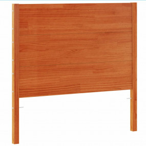 Headboard Wax brown Solid pine wood Single Durable Head...