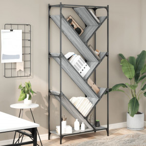 Bookcase Grey Sonoma Engineered wood, Metal 31.1 x 11.8...