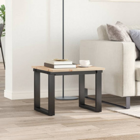 Table Top Natural wood Solid pine wood 19.7x19.7 in Str...