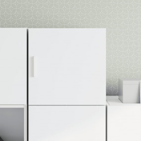 Wall Cabinet White Engineered wood Medium Wall Cabinet ...