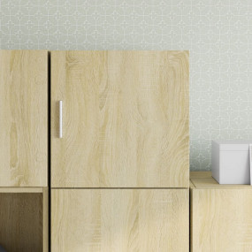 Wall Cabinet Sonoma oak Engineered wood 15.7 in x 16.7 ...