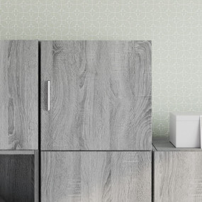 Wall Cabinet Grey Sonoma Engineered Wood Medium Wall Ca...