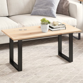 Table Top Natural Wood Solid pine wood 39.4x19.7 in Dur...
