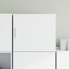 Wall Cabinet White Engineered wood Medium Wall Cabinet