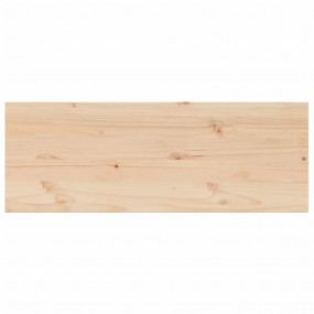 Table Top Pine Solid Pine Wood 43.3 x 15.7 x 0.7 in Dur...