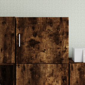 Wall Cabinet Smoked oak Engineered wood Small Cabinet