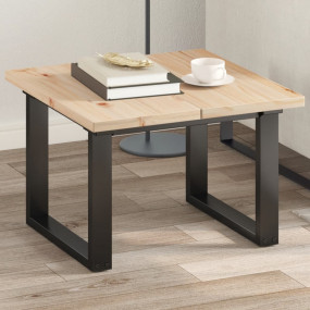 Table Top Set of 2 Natural Pine Solid Pine Wood 23.6x11...