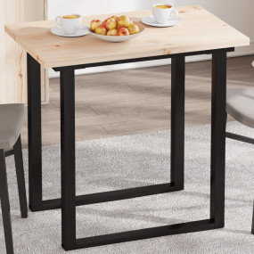 Table Top Natural Solid pine wood Medium Rectangular Ru...
