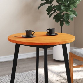 Table Top Wax Brown Solid Pine Wood Standard Tough Tabl...
