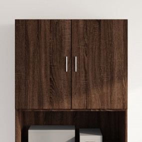 Wall Cabinet Brown oak Engineered wood Medium Wall Cabi...