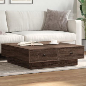 Coffee Table Brown oak Engineered wood, metal