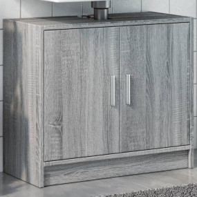 Sink Cabinet Grey Sonoma Engineered wood Medium Sink Ca...
