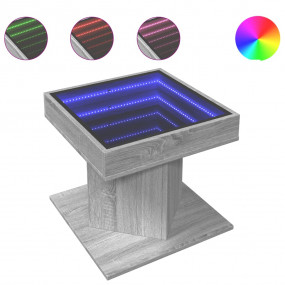 Coffee Table Gray sonoma Engineered wood, glass 19.7 in...