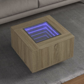 Coffee Table Sonoma oak Engineered wood, glass Standard