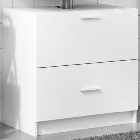 Sink Cabinet White Engineered wood Medium Sink Cabinet