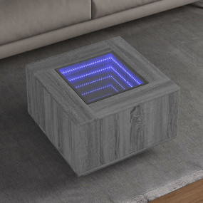 Coffee Table Grey sonoma Engineered wood, glass Medium