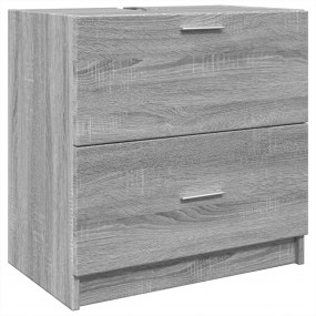 Sink Cabinet Grey Sonoma Engineered Wood 23.2 x 14.6 x ...