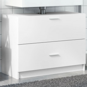 Sink Cabinet White Engineered wood Medium Bathroom Cabi...