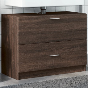 Sink Cabinet Brown oak Engineered wood Standard Storage