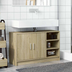 Sink Cabinet Sonoma oak Engineered wood Medium Sink Cab...